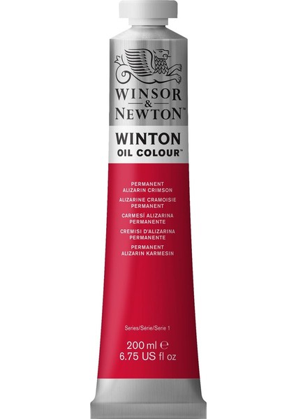 Winton Yağlı Boya 200Ml Perm.Aliz.Crimson 468 1