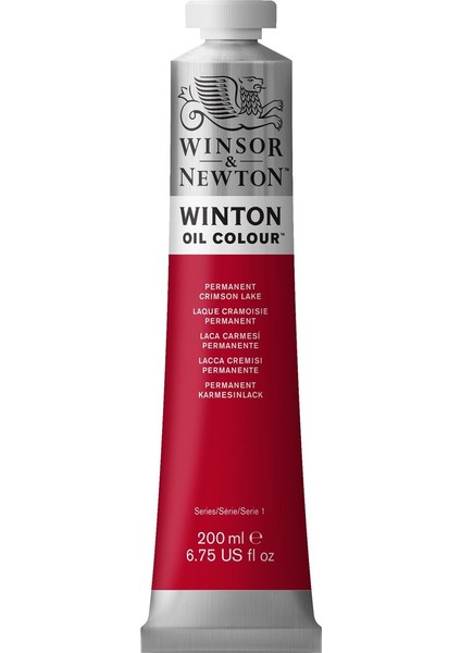 Winton Yağlı Boya 200Ml Perm.Crimson Lake 478 17