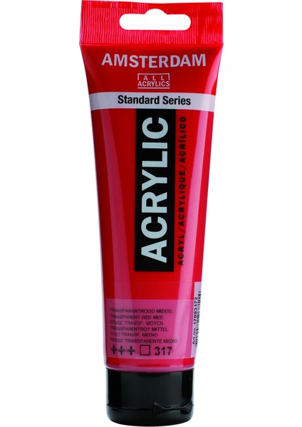 Akrilik Boya 120Ml. Transp. Red Md.