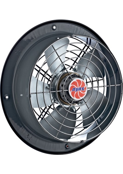 25 cm çap DRAF-250-2K-M 2650 D/D 220/230 volt Monofaze Aksiyel Fan