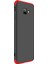 Samsung Galaxy J4 Core Kılıf Double Dip 360 Protective Siyah Kırmızı 1