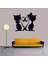 Kediler Sevgili Dekoratif Duvar Sticker 2