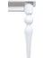 Tornio Yemek Masası 140 x 80 cm Beyaz 2