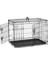 76X48X57 Cm İki Kapılı Katlanabilir Metal Köpek Kafesi 1