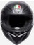 K1 Solid Matt Black Kapalı Kask 1