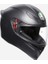 K1 Solid Matt Black Kapalı Kask 4