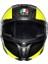 Agv Sportmodular Multi Plk High Visible Carbon Yellow Fluo Çene Açılır Kask 2