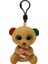Bella - Brown Bear W/Candy Cane Clip 1