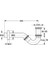 Bide Sifonu 250 mm - 28946000 2