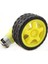 65mm Plastik Tekerlek + Mini DC Motor 1