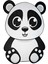 Figürlü Antialerjik Kaymaz Taban Yıkanabilir Çocuk Odası Halısı 549 Panda 100 x 160 cm 2
