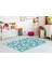 Antialerjik Kaymaz Taban Yıkanabilir Çocuk Odası Halısı 2123 Mavi 80X120 cm 1