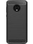 Motorola Moto G6 Plus Brushed Carbon Fiber Silikon Kılıf 1