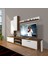 Eko 7 Mdf Dvd Tv Ünitesi Tv Sehpası Ceviz Beyaz 1