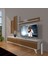 Eko 7 Mdf Std Retro Tv Ünitesi Tv Sehpası Beyaz Ceviz 1