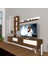 Eko 7 Mdf Std Retro Tv Ünitesi Tv Sehpası Beyaz Ceviz 2