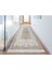 İnci Dijital Saçaklı Yıkanabilir Kaymaz Taban Halı 1811 Kahve 80 x 300 1