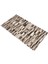 İpek Saçaksız Yıkanabilir Kaymaz Taban Halı 1620 Kahve 80X150 3