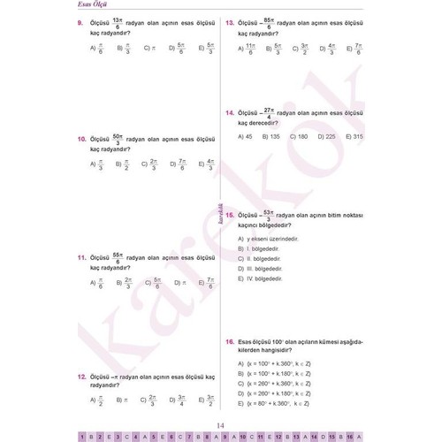 Karekök Yayınları 11.Sınıf Matematik Soru Bankası Kitabı ve Fiyatı