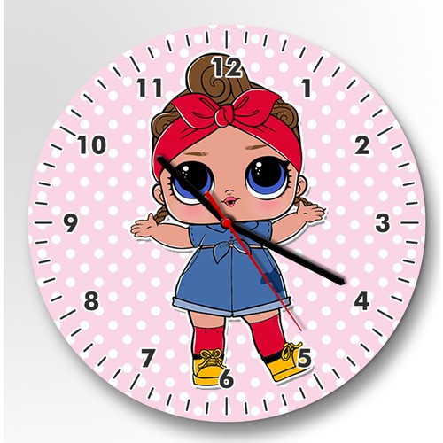 Tprint Çocuk Odası Lol Bebek Duvar Saati Fiyatı Tprint Çocuk Odası Lol Bebek Duvar Saati Fiyatı