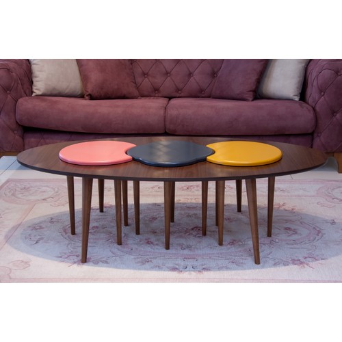 Levent Mobilya Papatya 3591 Orta Sehpa Ceviz Fiyatı Levent Mobilya Papatya 3591 Orta Sehpa Ceviz Fiyatı