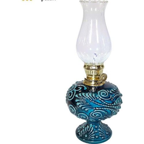 Çini Çini Desen Mini Gaz Lambası 22 cm Ev Dekor Eşya Fiyatı