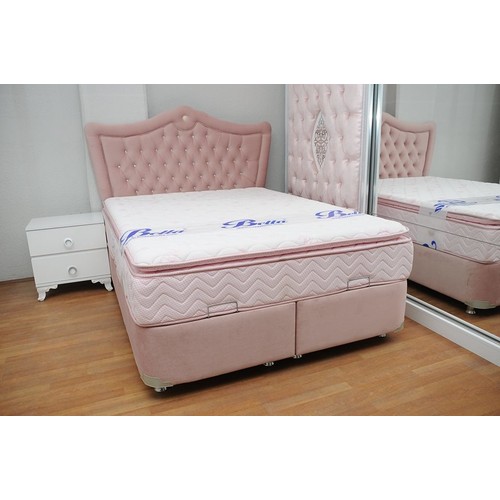 Ellaronia Çift Kişilik Baza + Yatak + Başlık 160 x 200 Fiyatı