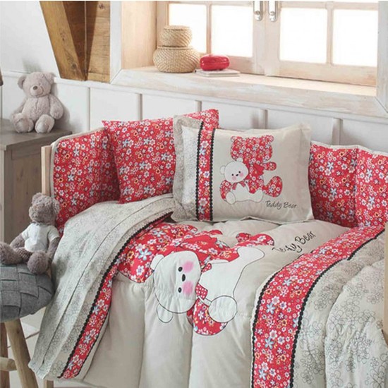 Özdilek Bebek Uyku Seti Teddy Bear Kırmızı Fiyatı