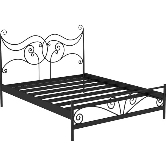 Mobilya Pasajı Queen Ferforje Metal Karyola Tek Kişilik 120 Fiyatı