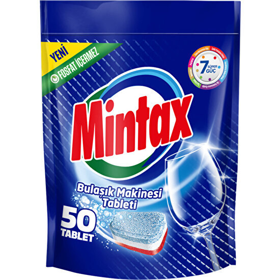 Mintax Buluaşık Tableti 50'Li