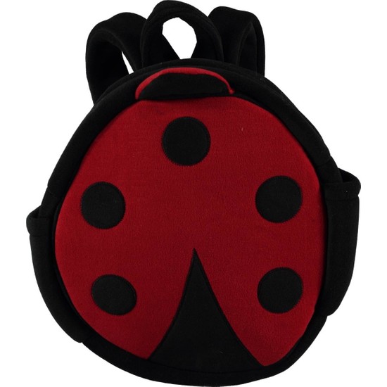 Hanbebe Anne Uğur Böceği Bebek Bakım Sırt Çantası Kırmızı