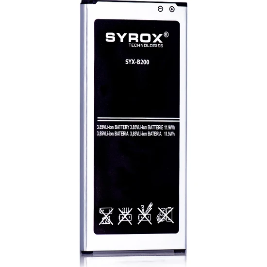 Syrox Galaxy J5 2016 Batarya 3300 mAh