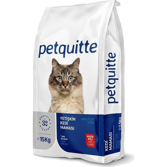 Petquitte Yetişkin Kedi Maması Kuzu Etli 15 kg Fiyatı