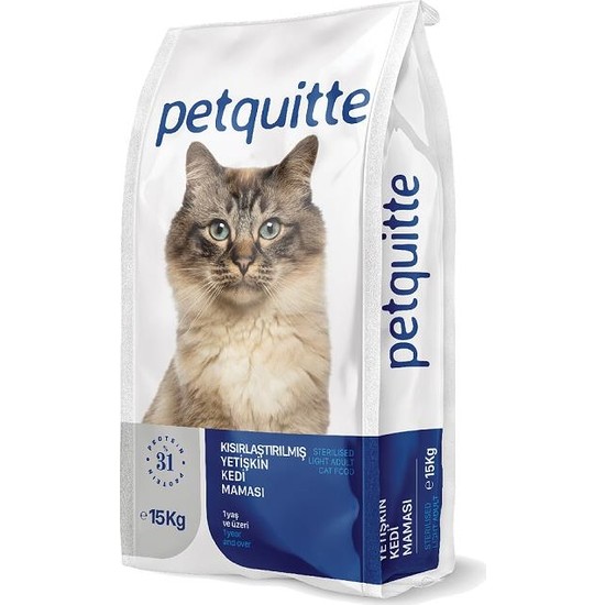 Petquitte Kısırlaştırılmış Yetişkin Kedi Maması 15 kg Fiyatı