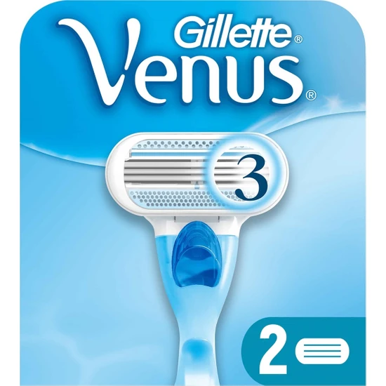 Gillette Venus Yedek Kadın Tıraş Bıçağı 2'li