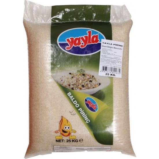 Yayla Baldo Pirinç 25 kg