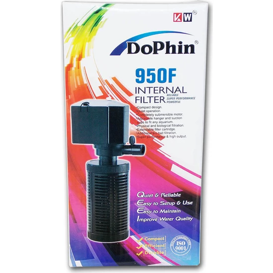 Dophin 950F Akvaryum İç Filtre 480 L/H