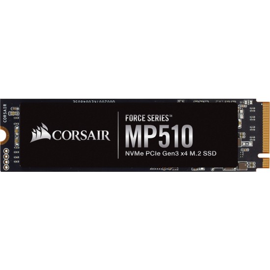 Corsair MP510 480GB 3480MB/sn-2000MB/sn NVMe PCIe M.2 SSD (CSSD-F480GBMP510)