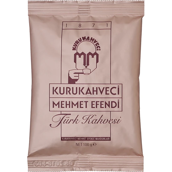 Kurukahveci Mehmet Efendi Türk Kahvesi 100 gr - 10 Paket