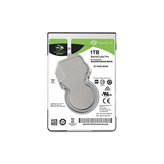 Seagate Barracuda Pro 1TB 7200RPM 6GB/s 128MB Cache 2.5 Internal Hard Drive SATA HDD ST1000LM049