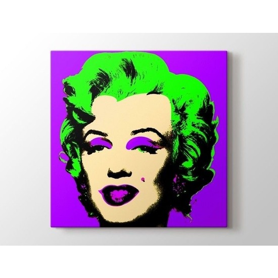 Tablo Kanvas Andy Warhol Marilyn In Purple Tablo Fiyati