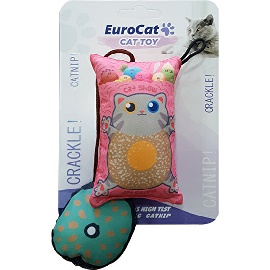 Eurocat Kedi Oyuncağı Yastık Kedi Ufak Yastık 25 cm Fiyatı