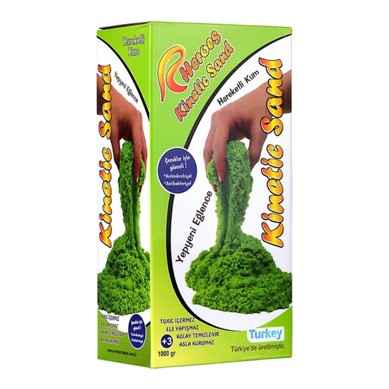 hepsiburada Heroes Kinetik Kum Uzay Kumu 1 Kg Premium - Yeşil hepsiburada Heroes Kinetik Kum Uzay Kumu 1 Kg Premium - Yeşil