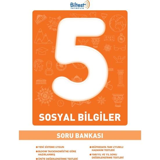 5 Sınıf Sosyal Bilgiler Soru Bankası Bilfen Yayınları Kitabı