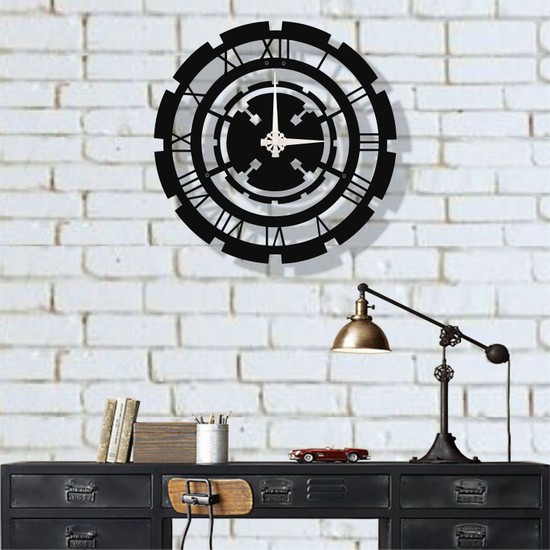Platin Saat 40 cm Siyah Metal Romen Rakamlı Duvar Saati Fiyat Arşivi Platin Saat 40 cm Siyah Metal Romen Rakamlı Duvar Saati Fiyat Arşivi