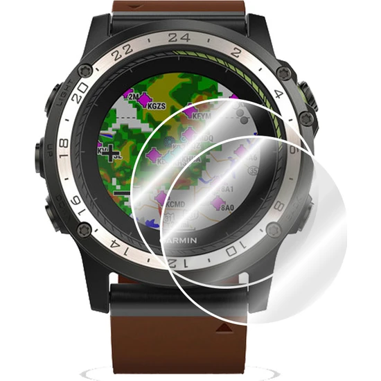 IPG Garmin D2 Charlie Akıllı Saat Akıllı Ekran Koruyucu (2 Adet)