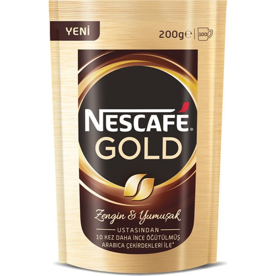 Nescafé Gold Çözünebilir Kahve 200 gr Ekopaket Fiyatı