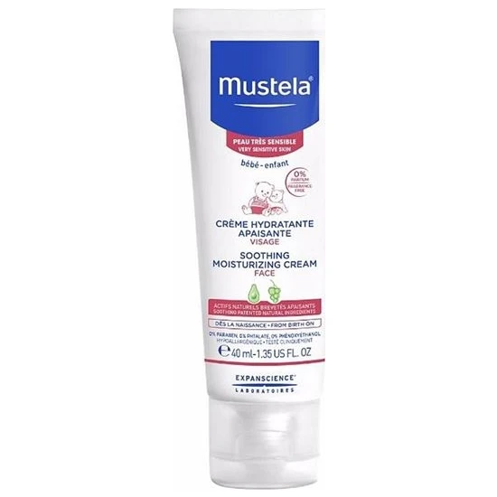 Mustela Soothing Moisturizing Cream Face 40 Ml      / Rahatlatıcı Yüz Kremi