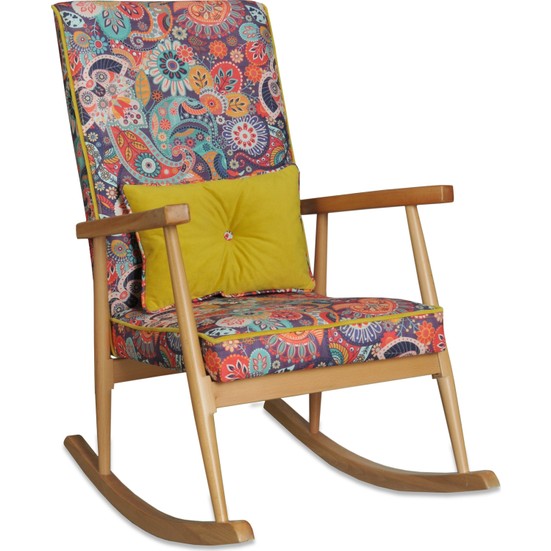 Asedia Teksas Naturel Döşemeli Sallanan Sandalye Fiyatı