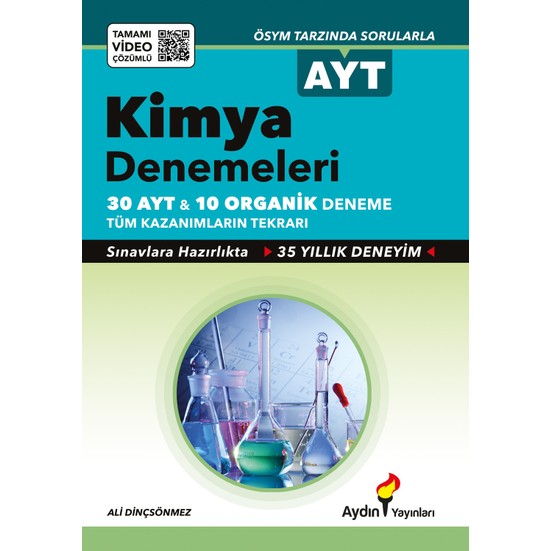 Aydın Yayınları AYT Kimya 30'lu Deneme Sınavı Fiyatı